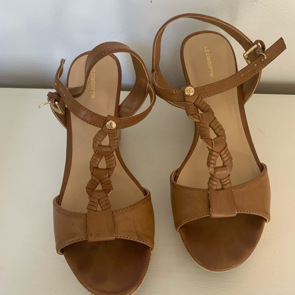 Liz Claiborne Brown Wedges